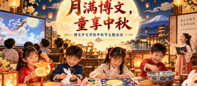 月满博文，童享中秋———日本博文中文学校中秋节主题活动